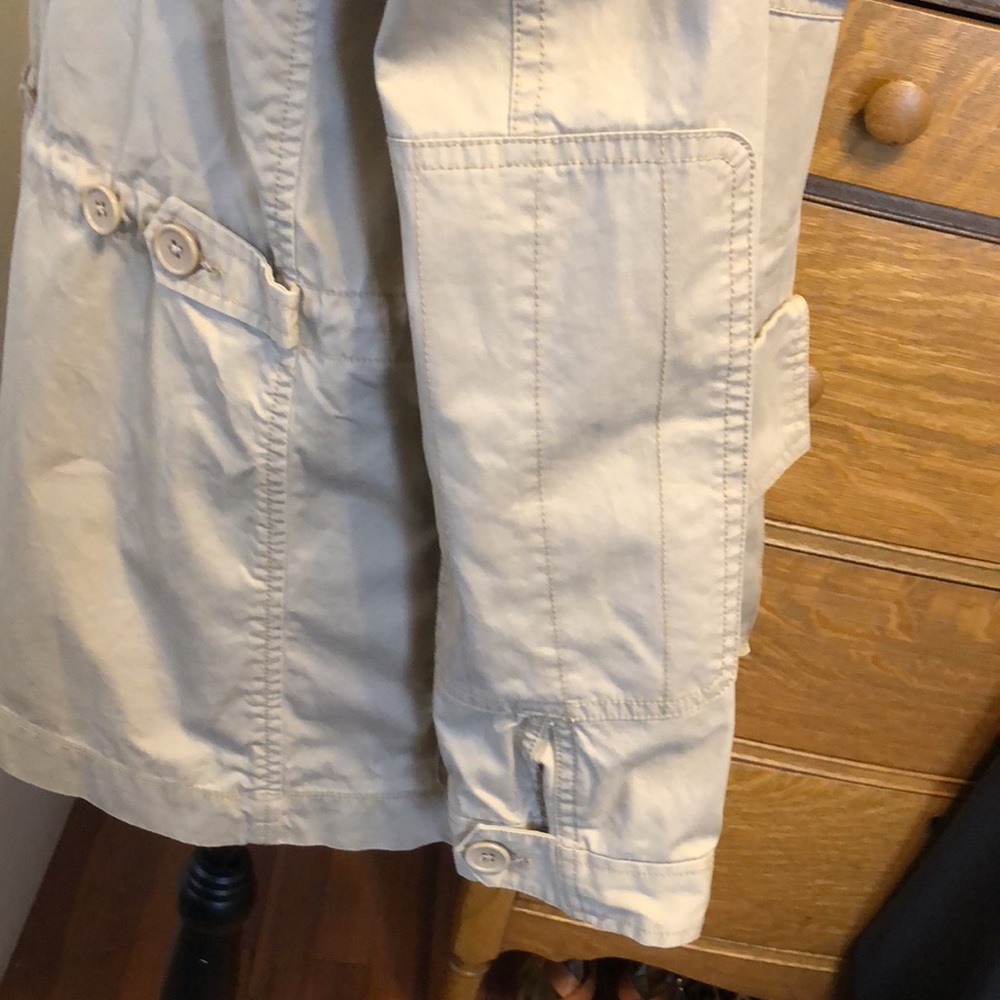 J. Crew Tan Utility Jacket. Size 8 - Picture 7 of 15